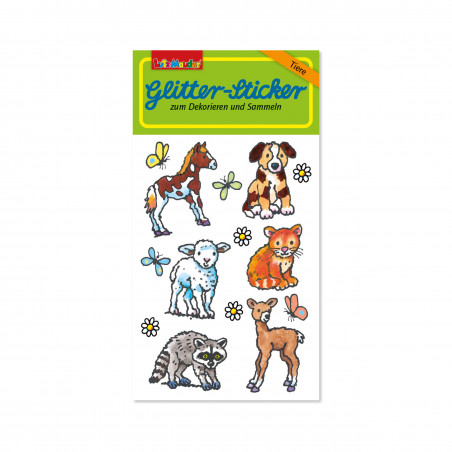 Glitter-Sticker Tierbabys