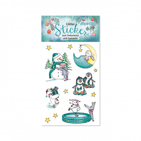 TapirElla Glitter-Sticker, Weihnachten 4