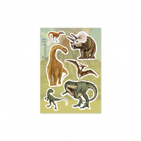 TapirElla Fensterbild-Postkarte Dinosaurier