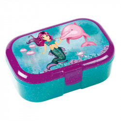 TapirElla Glitzer-Lunchbox, Meerjungfrau Coralie