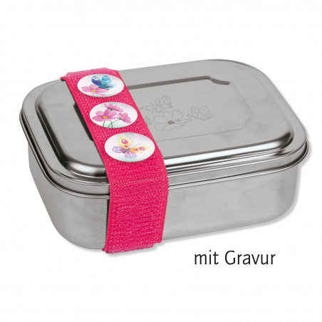TapirElla Edelstahl-Lunchbox , Schmetterling