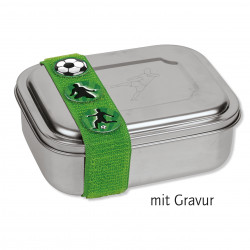 TapirElla Edelstahl-Lunchbox , Fußball