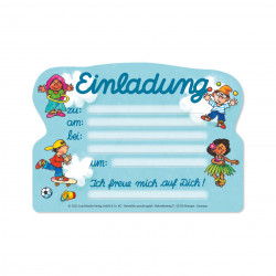 Stanzkarte Einladungs-Set Kinder der Welt