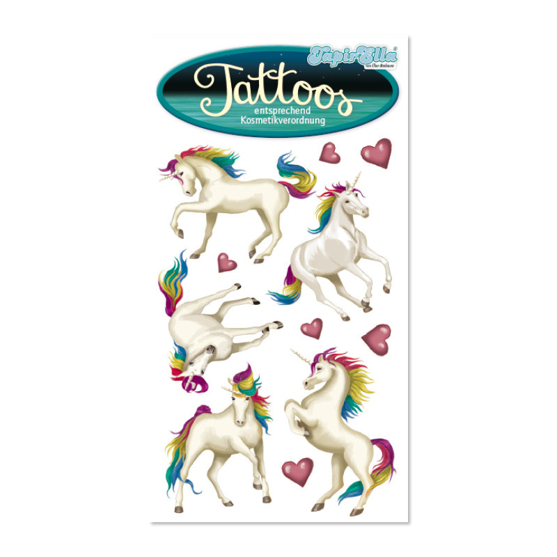 TapirElla Tattoo Einhorn Lunabelle 2