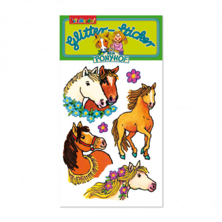 Glitter-Sticker Mein Ponyhof 3