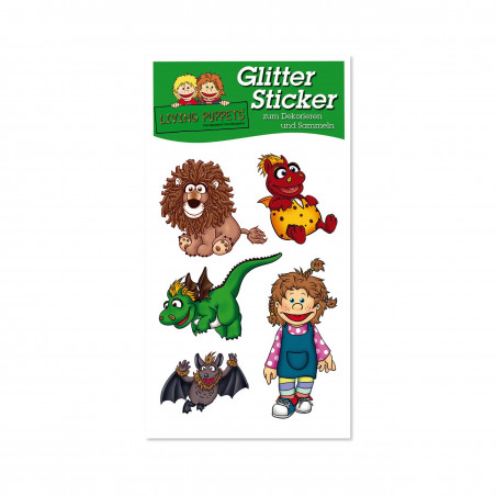 Glitter-Sticker Living Puppets Motiv 1