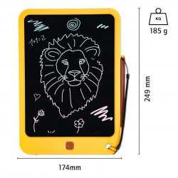 TapirElla Tiger-Pad, LCD Zaubermaltafel für Kinder