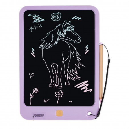 TapirElla Pony-Pad, LCD Zaubermaltafel für Kinder