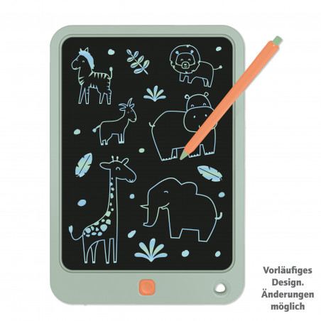 TapirElla Safari-Pad, LCD Zaubermaltafel für Kinder