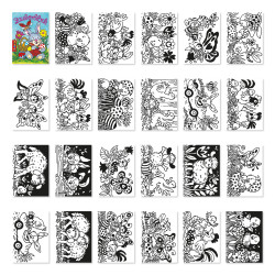Zauberblock Display Ostern, A6, 2 Motive je 20 Stück