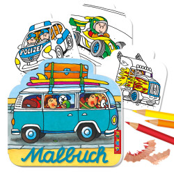 Stanz-Malbuch Fahrzeuge
