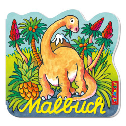 Stanz-Malbuch Dinosaurier