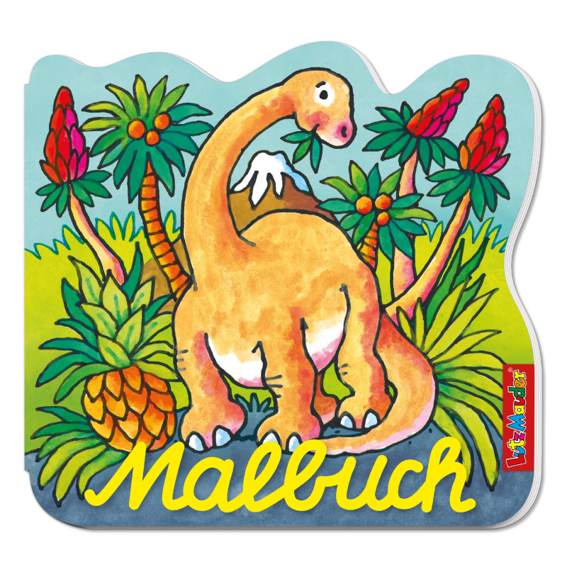 Stanz-Malbuch Dinosaurier