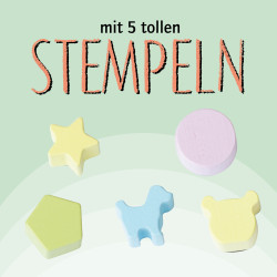 TapirElla Zaubermaltafel aus Holz Lila