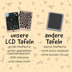 TapirElla Leo-Pad, LCD Zaubermaltafel für Kinder
