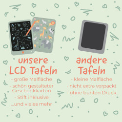 TapirElla Safari-Pad, LCD Zaubermaltafel für Kinder