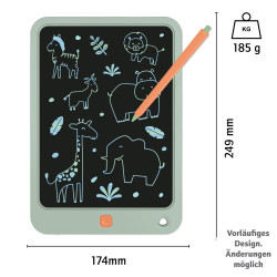 TapirElla Safari-Pad, LCD Zaubermaltafel für Kinder