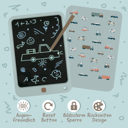 TapirElla Travel-Pad, LCD Zaubermaltafel für Kinder