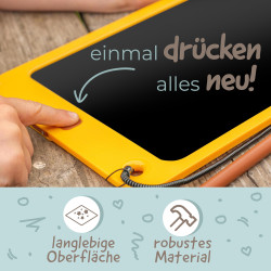 TapirElla Travel-Pad, LCD Zaubermaltafel für Kinder