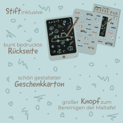 TapirElla Travel-Pad, LCD Zaubermaltafel für Kinder