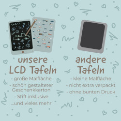 TapirElla Travel-Pad, LCD Zaubermaltafel für Kinder