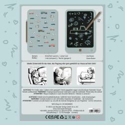 TapirElla Travel-Pad, LCD Zaubermaltafel für Kinder