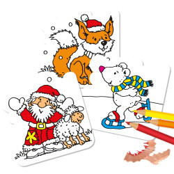 Stanz-Malbuch Weihnachten 2