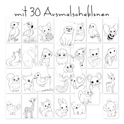 TapirElla Mini LCD Malbuch Tierchen