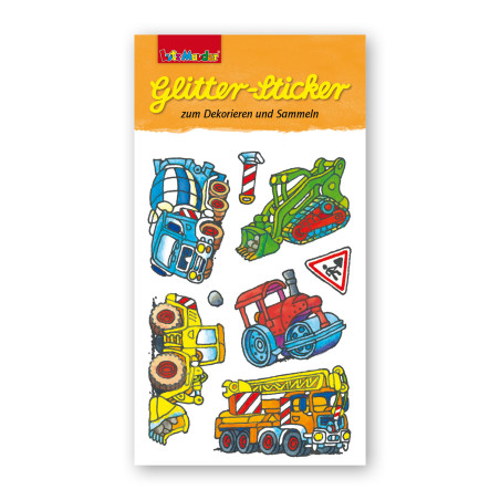 Glitter-Sticker Baustelle 4