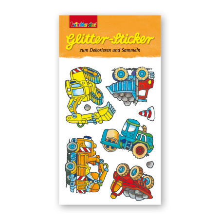 Glitter-Sticker Baustelle 3