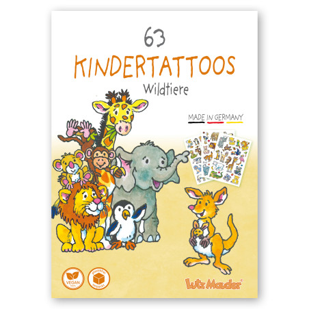 Tattoo-Set A6, Wildtiere