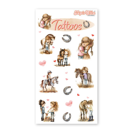 TapirElla Tattoo Pferdemädchen