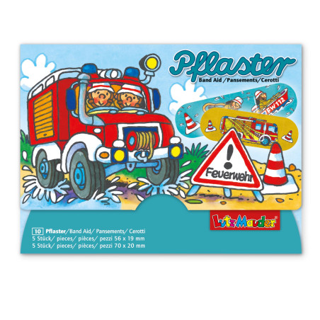 Pflasterbriefchen Feuerwehr