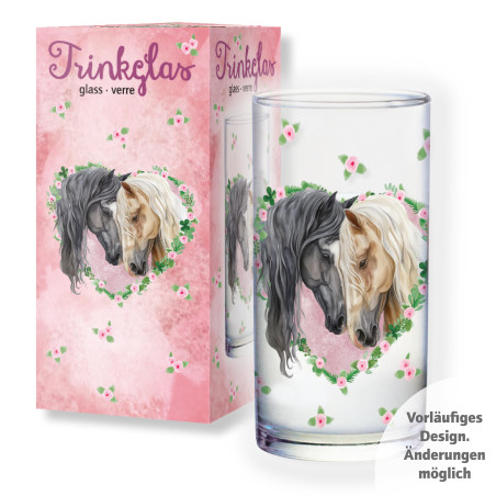 TapirElla Trinkglas Pferde 3