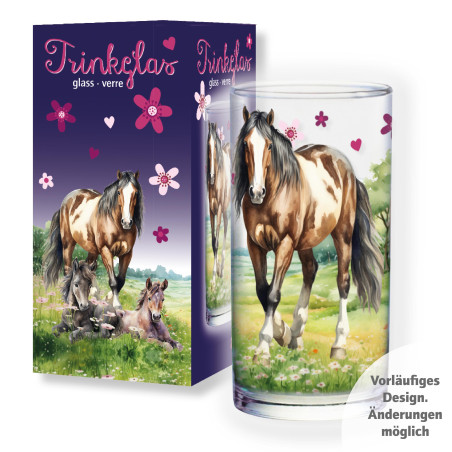 TapirElla Trinkglas Pferde 4