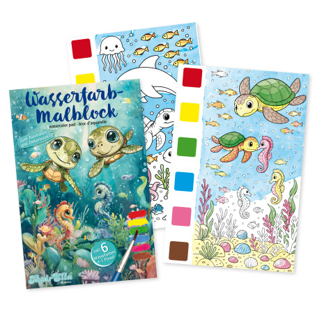 TapirElla Magischer Malblock, Wassertiere