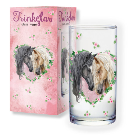 TapirElla Trinkglas Pferde 3