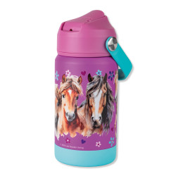 TapirElla XXL Thermo Trinkflasche, Pferde