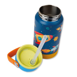 TapirElla XXL Thermo Trinkflasche, Rakete
