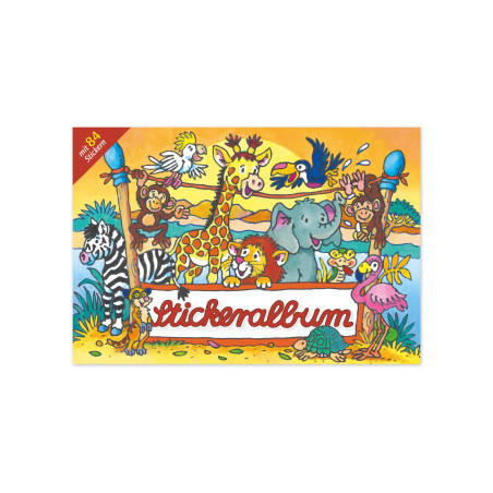 Stickeralbum Wildtiere
