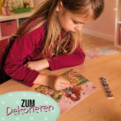 TapirElla Diamantbilder im Display, Einhorn und Elfe