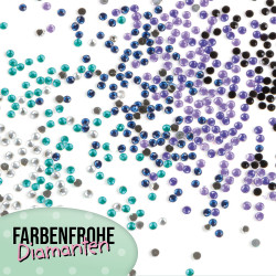 TapirElla Diamantbilder im Display, Einhorn und Elfe