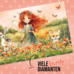 TapirElla Diamantbilder im Display, Elfenprinzessin