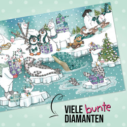 TapirElla Diamantbilder im Display, Winterzauber