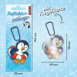 Reflektoranhänger, Pinguin