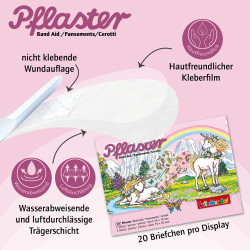 Pflasterbriefchen Einhorn