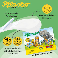 Pflasterbriefchen Traktor