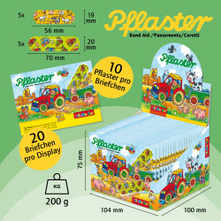 Pflasterbriefchen Traktor