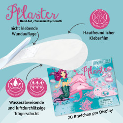 TapirElla Pflasterbriefchen Meerjungfrau Coralie