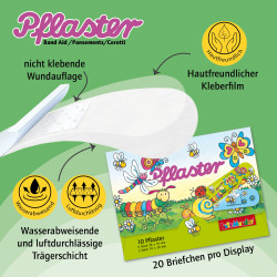 Pflasterbriefchen Frühlingstiere
